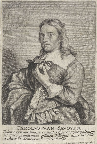 Self-portrait by Carel van Savoyen